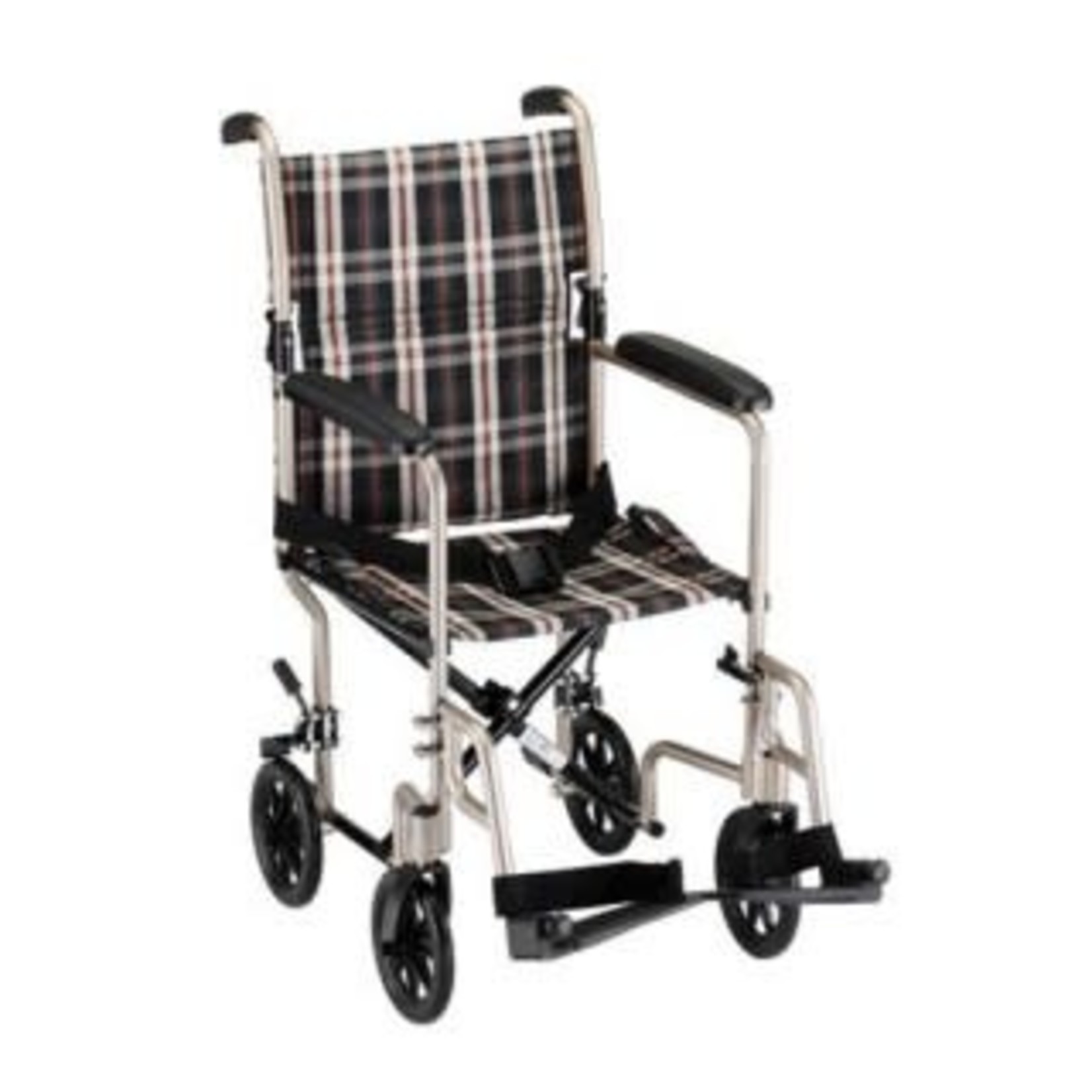 Nova LIGHTWEIGHT TRANSPORT CHAIR - 19" WITH SWING AWAY FOOTREST - CHAMPAGNE