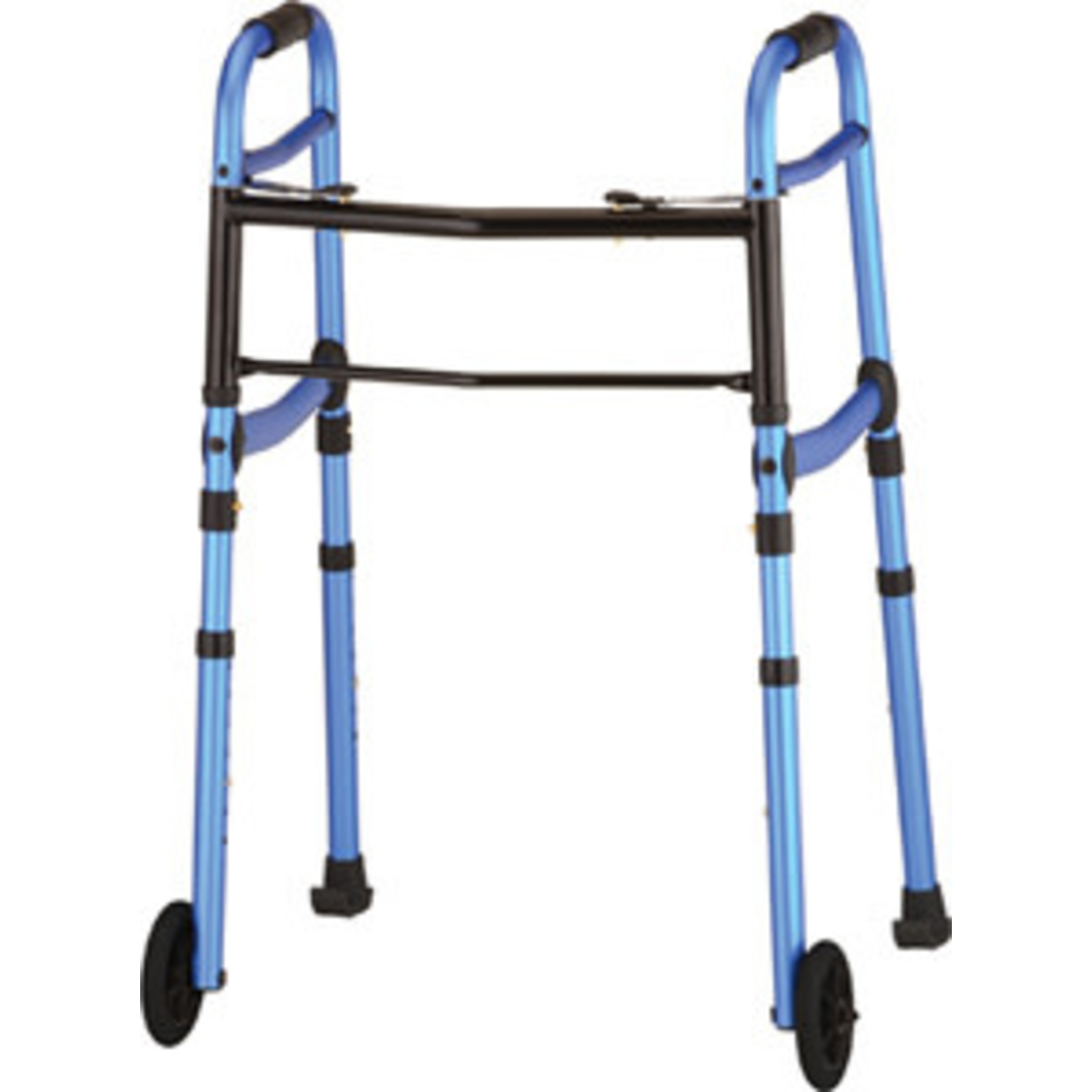 KD FLD WLKR W/5'' WHEELS BLUE