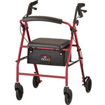 VIBE 6S ROLL WALKER STEEL RED