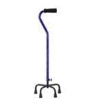 Nova QUAD CANE SM BASE BLUE WAVES