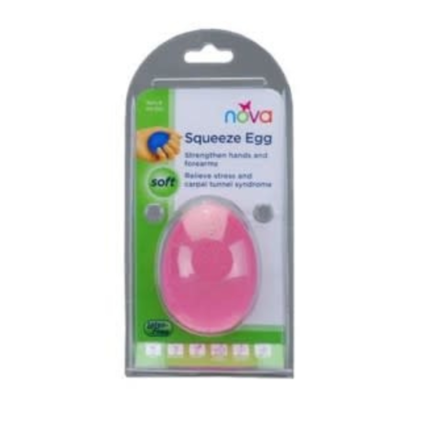 Nova HAND SQUEEZE EGG SOFT PINK