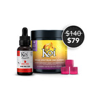 Holiday Bundle #4: Koi Complete CBD Tincture (1000mg) + Anytime Balance Gummies (60 ct) (Save $61)