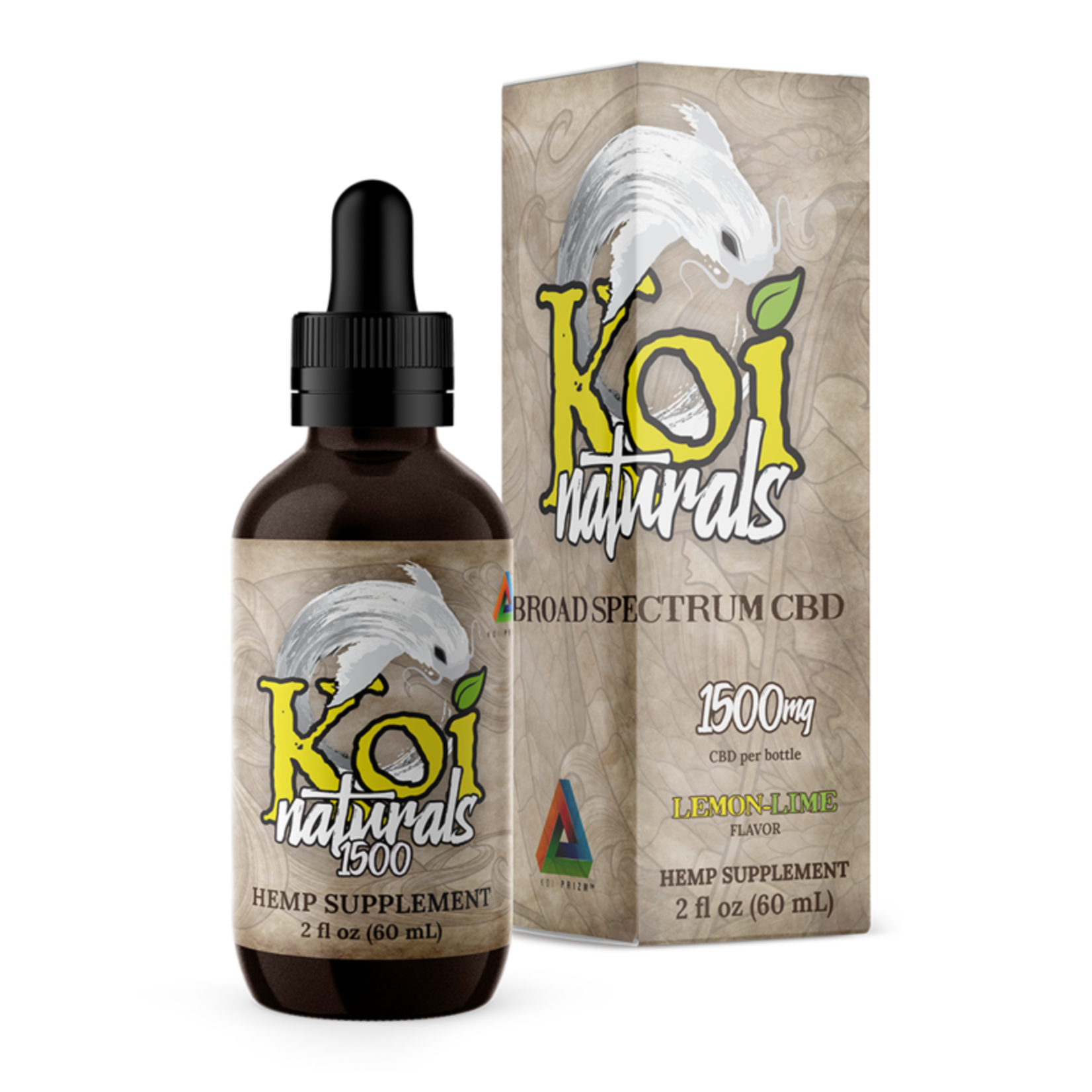 Koi CBD Koi Naturals Hemp Extract CBD Oil Tincture Broad Spectrum