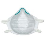 Particulate Respirator Mask N95 Cup Elastic Strap One Size Fits Most White NonSterile ASTM F1862 Adult 20/BX