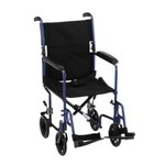 Nova TRANSPORT CHAIR 19" STEEL BLUE