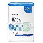 McKesson Ultra Adult Incontinent Brief McKesson Ultra Tab Closure 2X-Large Disposable Heavy Absorbency  4/CS