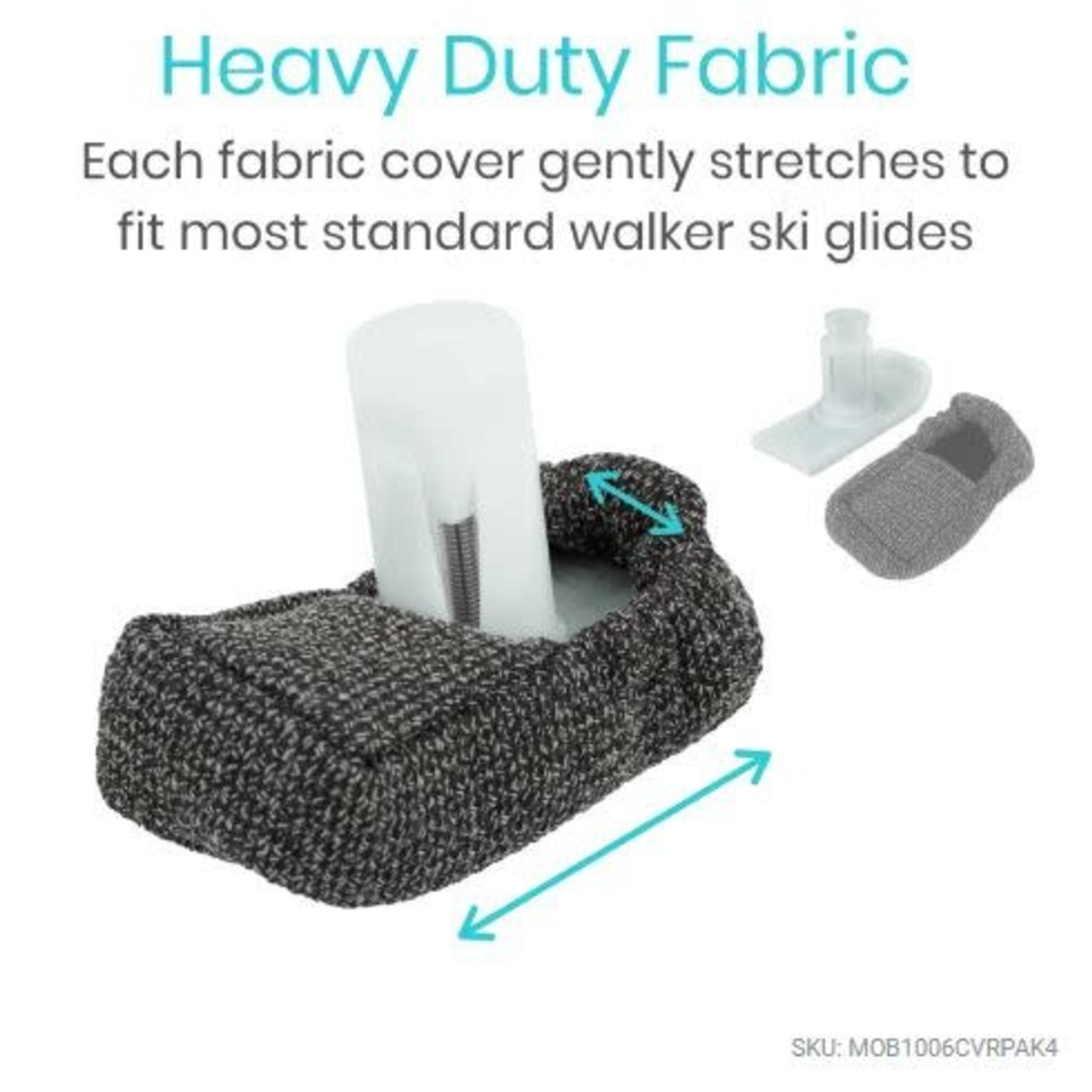 Walker Ski Glide Covers