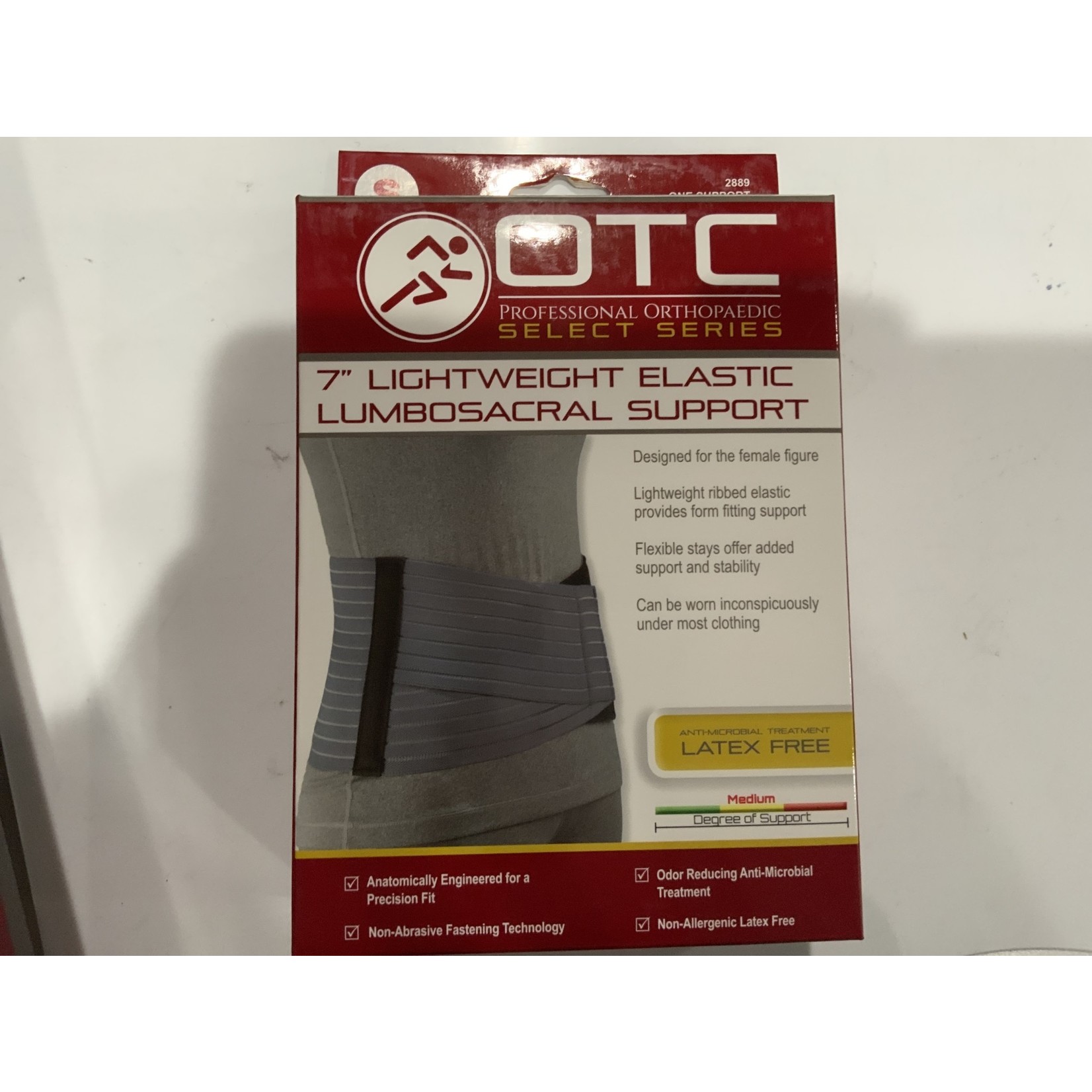 7’ Lightweight Elastic Lumbosacral Support S