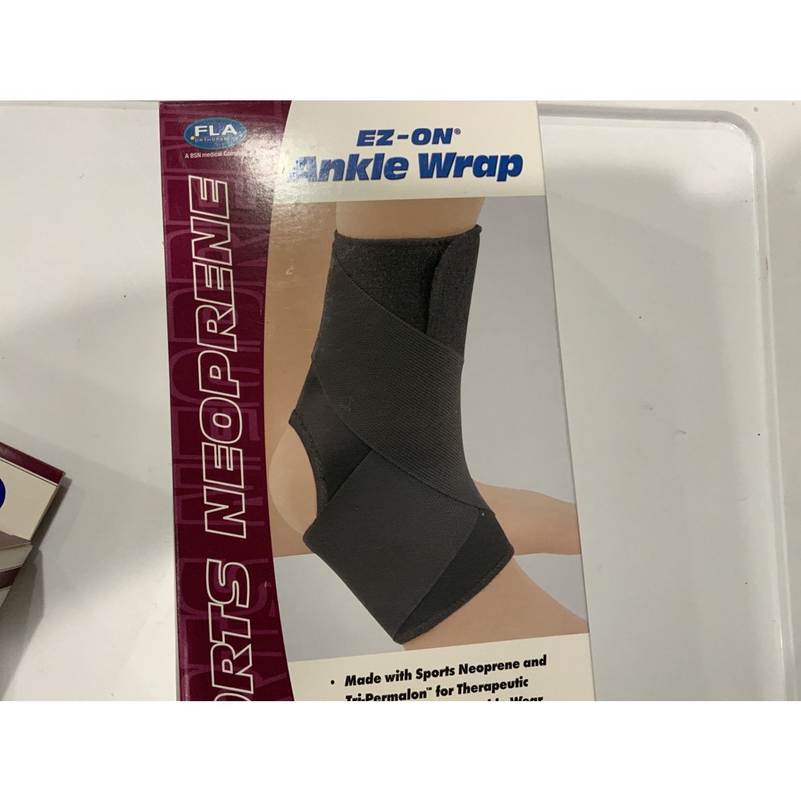 EZ-ON Ankle Wrap 3XL BLK