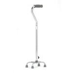 Nova QUAD CANE SMALL BASE SILVER