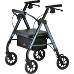 Nova STAR HEAVY DUTY ROLLATOR, 450 LB. WEIGHT CAPACITY, BLUE