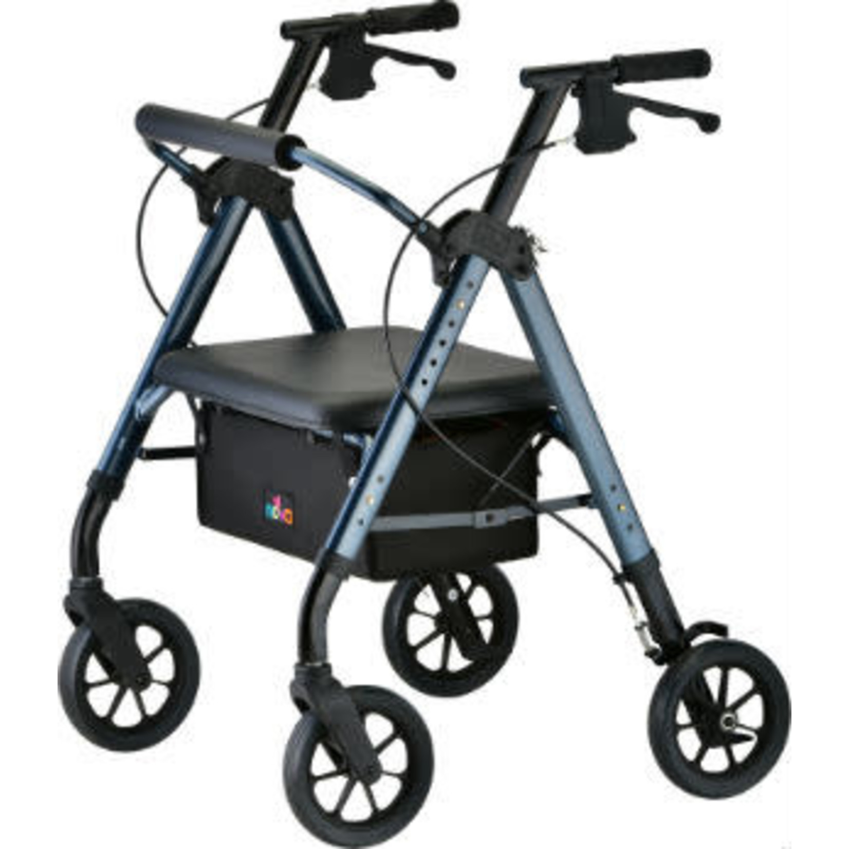Nova STAR HEAVY DUTY ROLLATOR, 450 LB. WEIGHT CAPACITY, BLUE