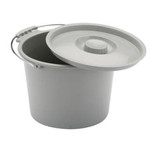 BUCKET W/LID FOR COMMODE(8800)