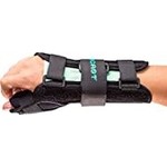 Aircast A2 Wrist Support Brace with Thumb Spica: Right Hand, Medium , Black