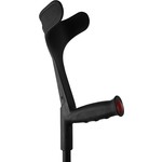 KMINA Black Forearm Crutches Adult