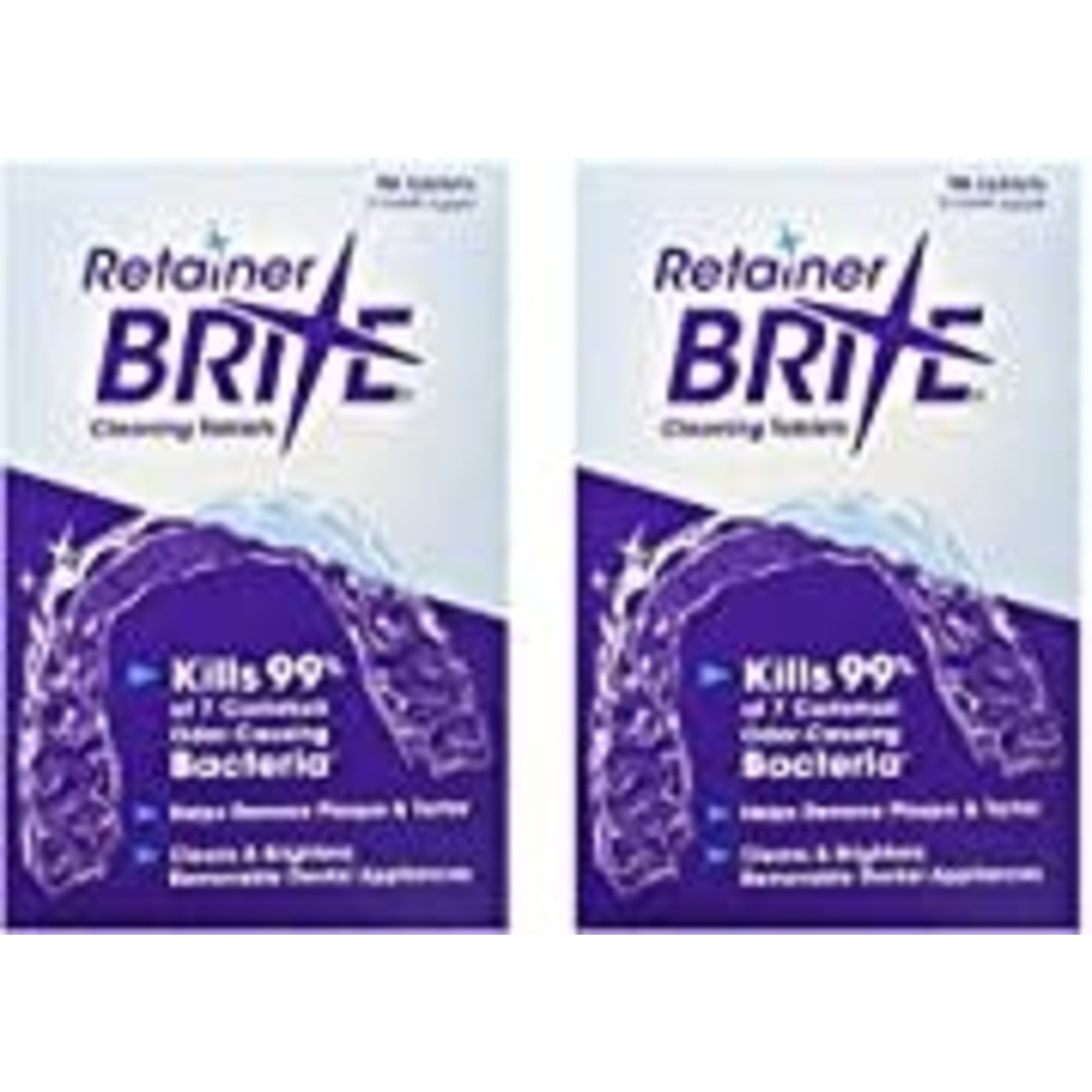 Retainer Brite Retainer brite -6 months supply- 2 boxes pack -192 tablets , 192 Count