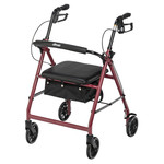 Drive Rollator,6"4Whl.Alum.PaddedSt,Red,1/cs