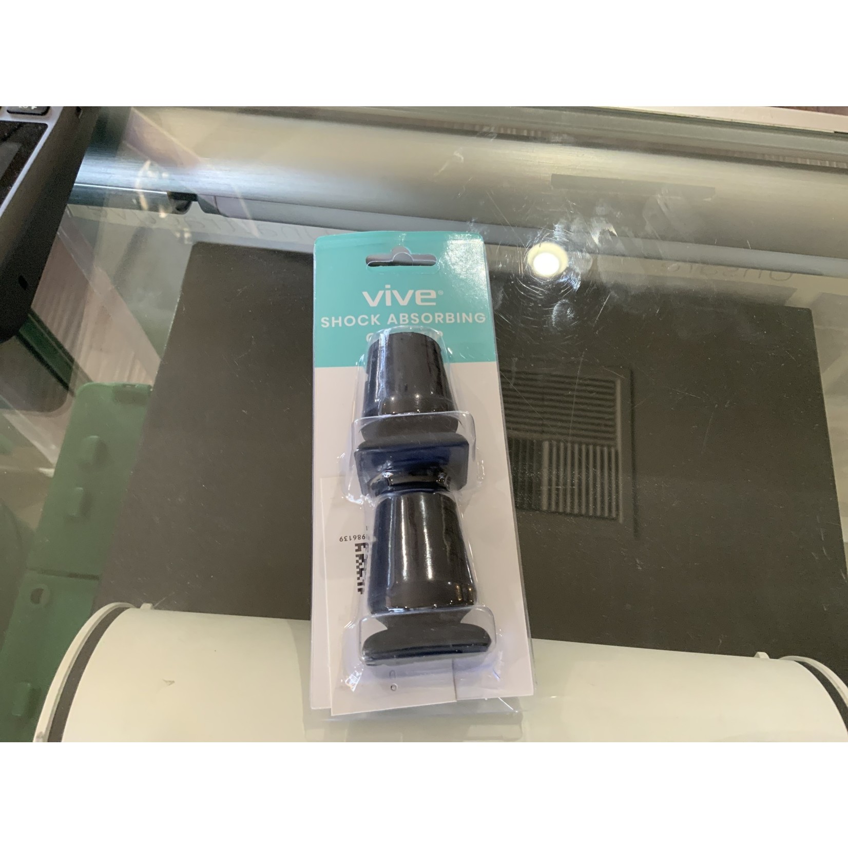 Vive Health Shock Absorbing Cane Tip (2 pack)