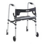 Drive Drive Medical Clever Lite foldable 2 wheeled walker with seat