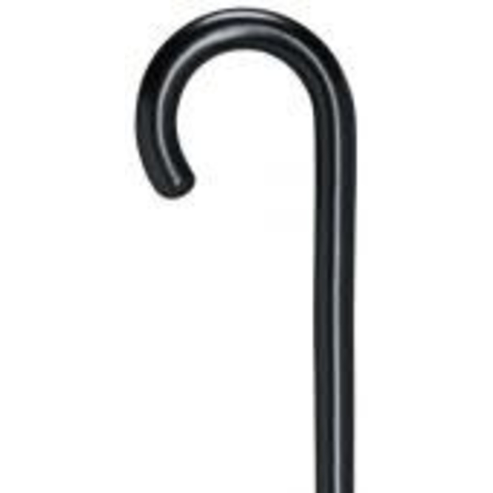 Harvy Fashion Color Black, Crook Handle Cane