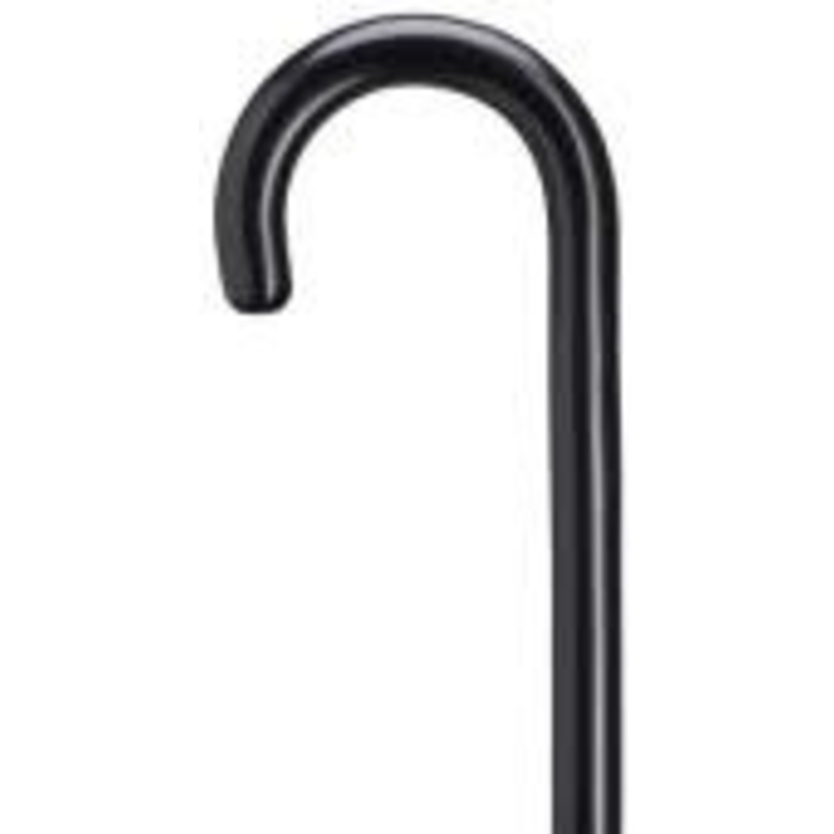 Harvy Crook Handle Canes Premium Finish Black Cane