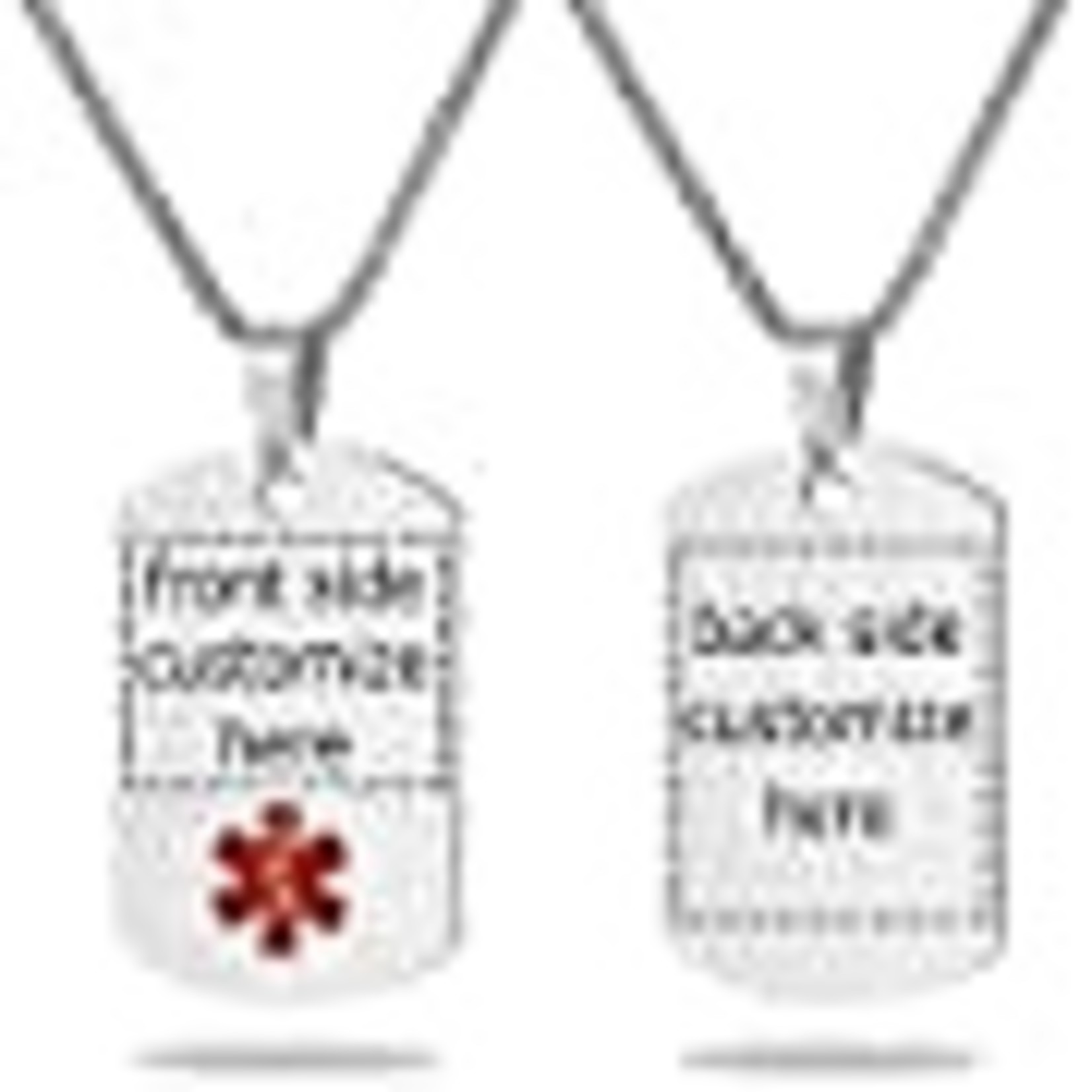 Medical I.D. Necklace Custom