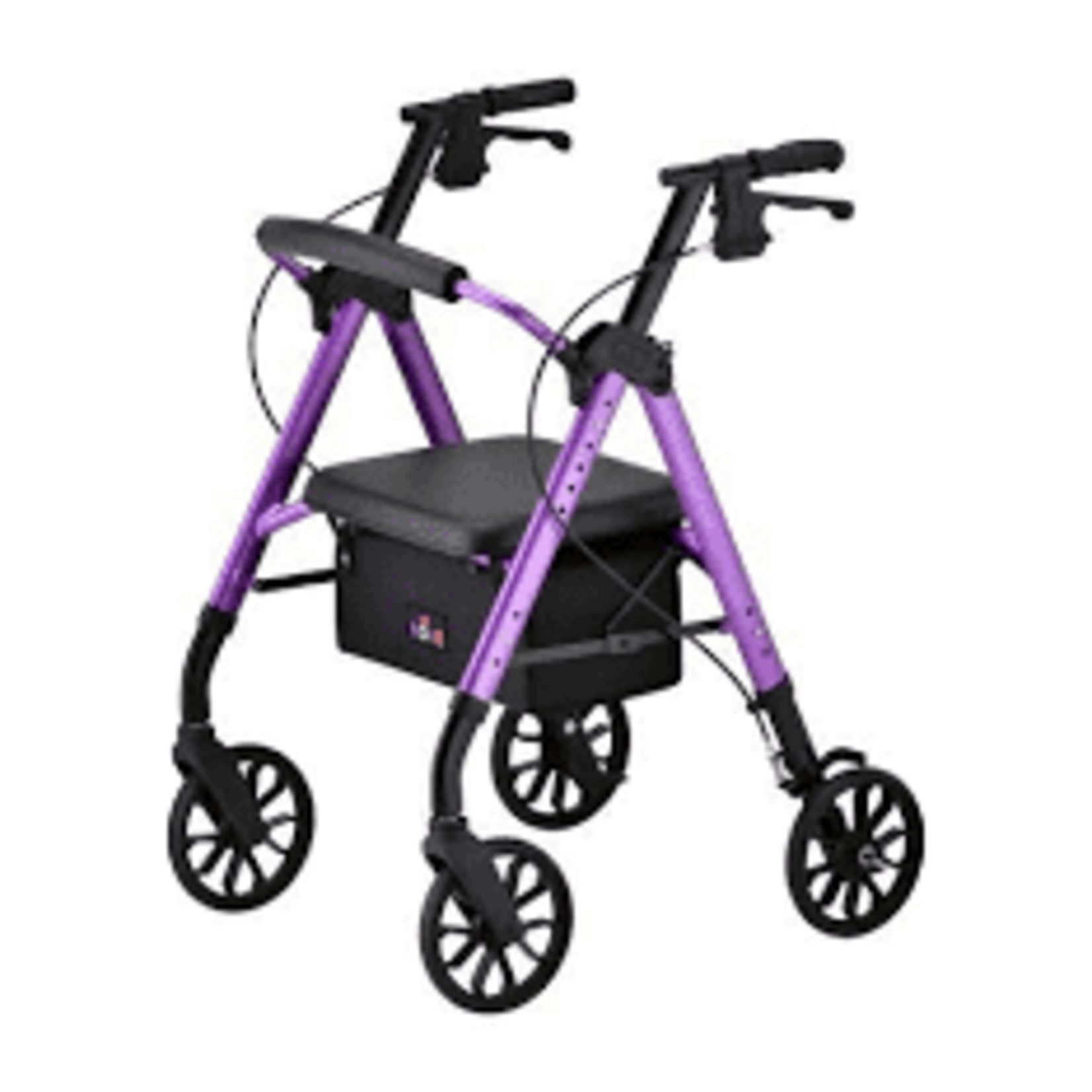 Nova STAR 8 Rollator Walker, 8" Wheels & Standard Size, Purple