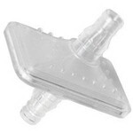 AG Industries Suction Bacteria Filter 3/8" to 1/2", Barb to Barb