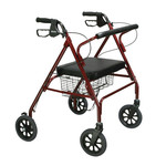 Drive Drive GO-Lite Bariatric Rollator Red