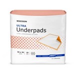McKesson Ultra Underpad McKesson Ultra 30 X 36 Inch Disposable Fluff / Polymer Heavy Absorbency 100/CS