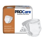 ProCareo Adult Incontinent Brief ProCareo Tab Closure X-Large Disposable Heavy Absorbency