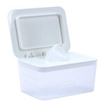 Wipes Dispenser Seal-Designed Wipe Dispenser Holder Wipes Case Box for Bathroom Keep Wipes Fresh, Dust-Proof & Non-Slip (6.7"x 4.7"x3.35")