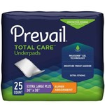 Prevail Underpad Prevail 30 X 36 Inch Disposable Moderate Absorbency 25/BG