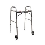 Drive Folding Walker Adjustable Height Aluminum Frame 350 lbs. Weight Capacity 32 to 39 Inch Height