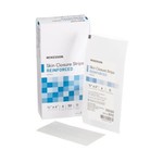 McKesson Skin Closure Strip 1/2 X 4 Inch Nonwoven Material Reinforced Strip White