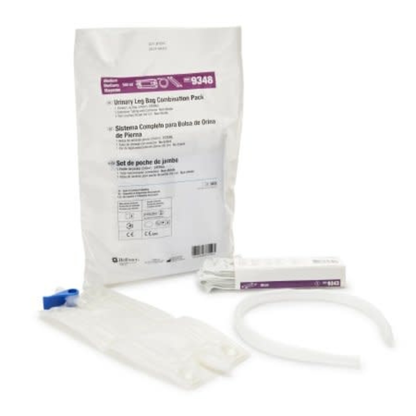 Hollister Urinary Leg Bag Combination Pack, Medium 18 oz.