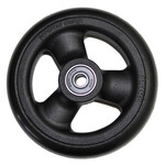 New Soutions Composite 3Spoke Wheel 4" x 1 1/2" with 1" Hub Black