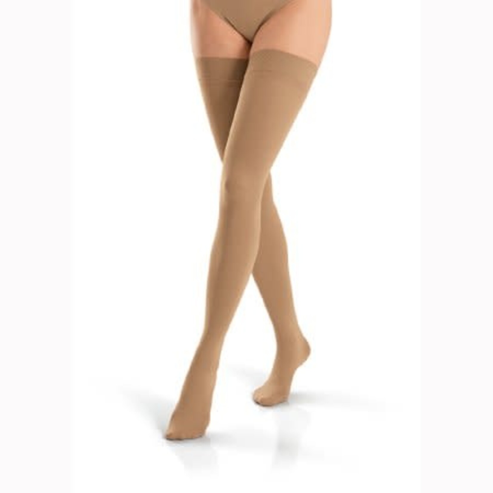 JOBST OPAQUE THIGH 20-30 CLOSED TOE DOT NATURAL MD