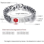 ID Bracelet Custom Engraving