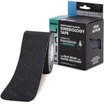 Pro Kinesiology Tape 20 Pre-Cut Strips Black