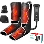 eg and Foot Massager with Heat, Air Compression Leg Massager for Circulation and Pain Relief