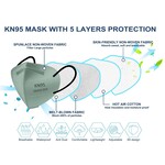 Individually Wrapped KN95 Face Masks 5-Ply Breathable Protective KN95 Mask Morandi Multi color