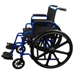 Vive Health Heavy Duty Wheelchair (Blue)