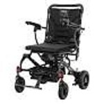 Pride Jazzy Carbon, Black, with 17” x 17” Foam Seat, 12 Ah Lithium-ion Battery Electric Wheelchair