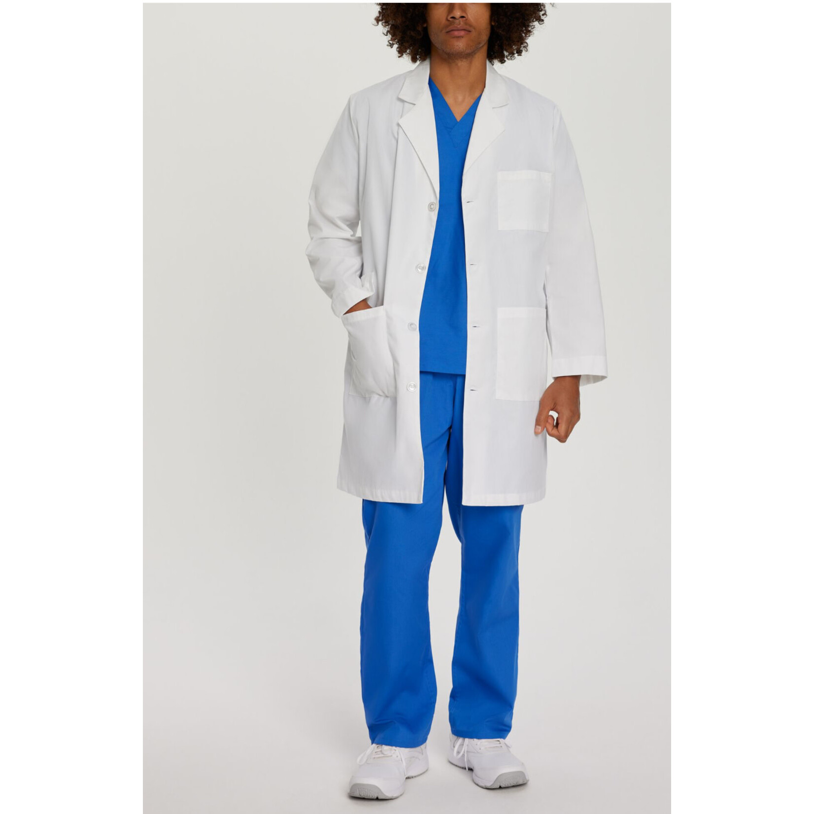 Landau Landau Unisex 3-Pocket Full-Length Lab Coat