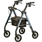 Nova STAR 8 DX HEAVY DUTY ROLLATOR, 450 LB. WEIGHT CAPACITY, BLUE