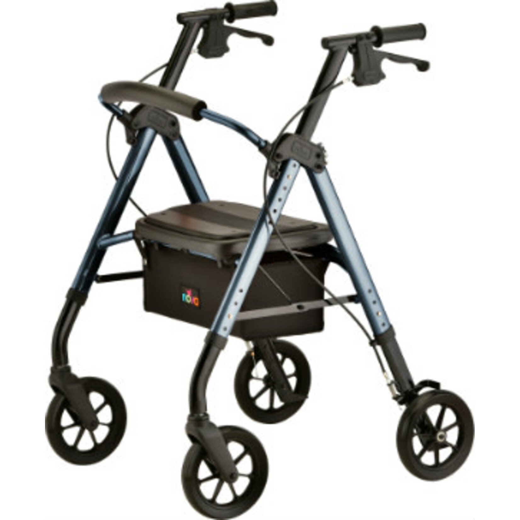 Nova STAR 8 DX HEAVY DUTY ROLLATOR, 450 LB. WEIGHT CAPACITY, BLUE