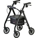 Nova STAR 8 ROLLATOR WALKER, 8" WHEELS & STANDARD SIZE, BLACK