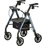 Nova STAR 8 ROLLATOR WALKER, 8" WHEELS & STANDARD SIZE, BLUE