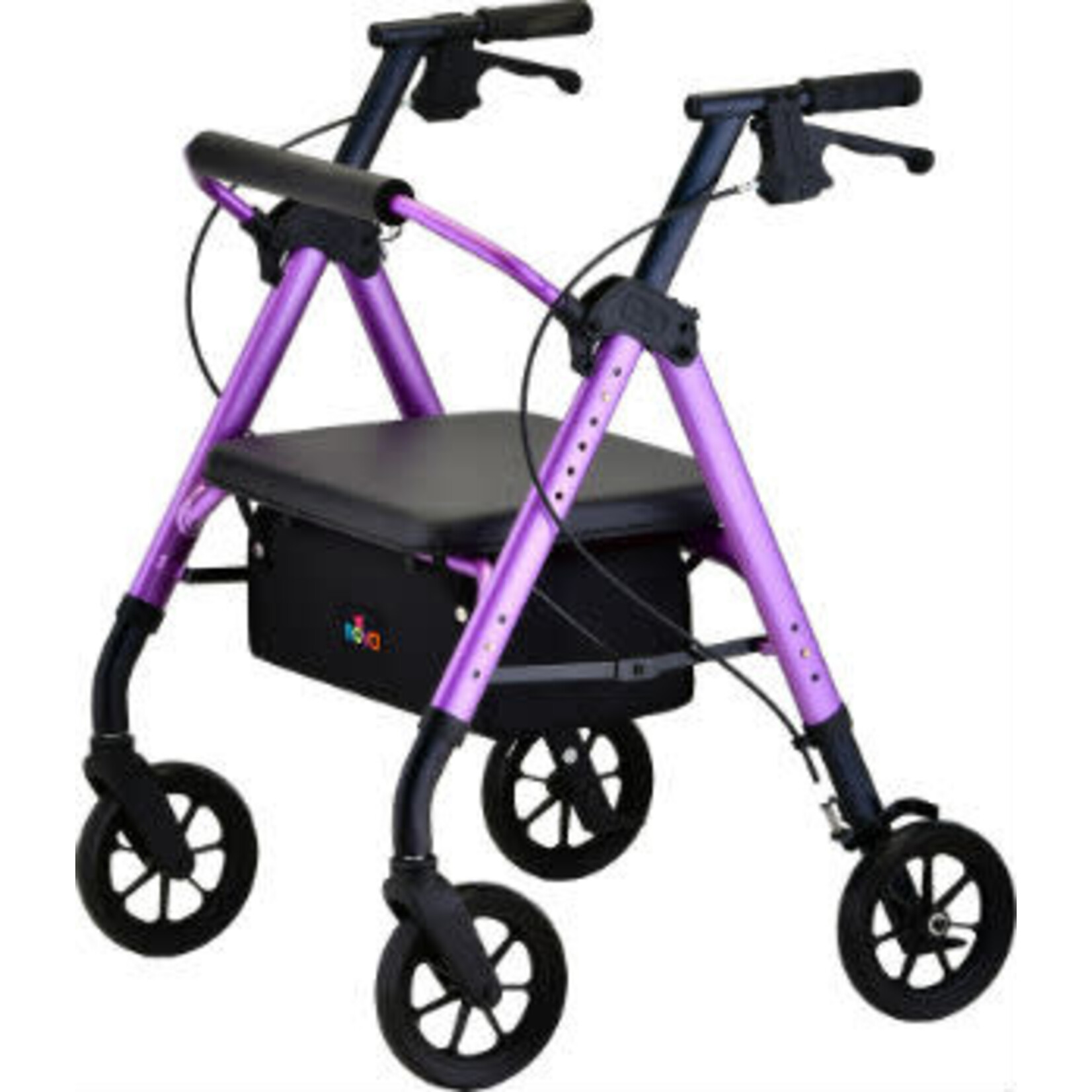 Nova STAR HEAVY DUTY ROLLATOR, 450 LB. WEIGHT CAPACITY, PURPLE